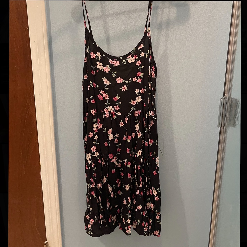 NWT Black Floral Dress